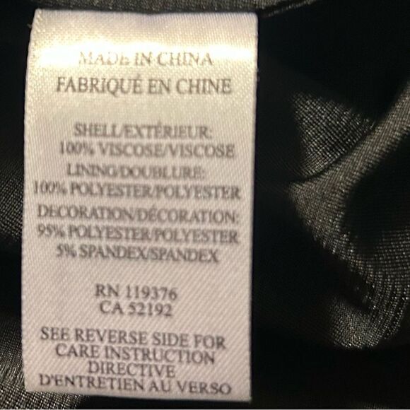 Helmut Lang Black Lined Viscose Draped Dress Size Small - Picture 10 of 11